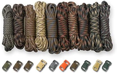  West Coast Paracord 550lb Paracord Variety Supplies – Type III  Paracord Box Set – 100 Foot Spools of 5 Colors : Sports & Outdoors